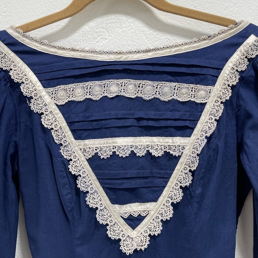 Gunne Sax Prairie Long Sleeve Dress - Picture 3 of 5